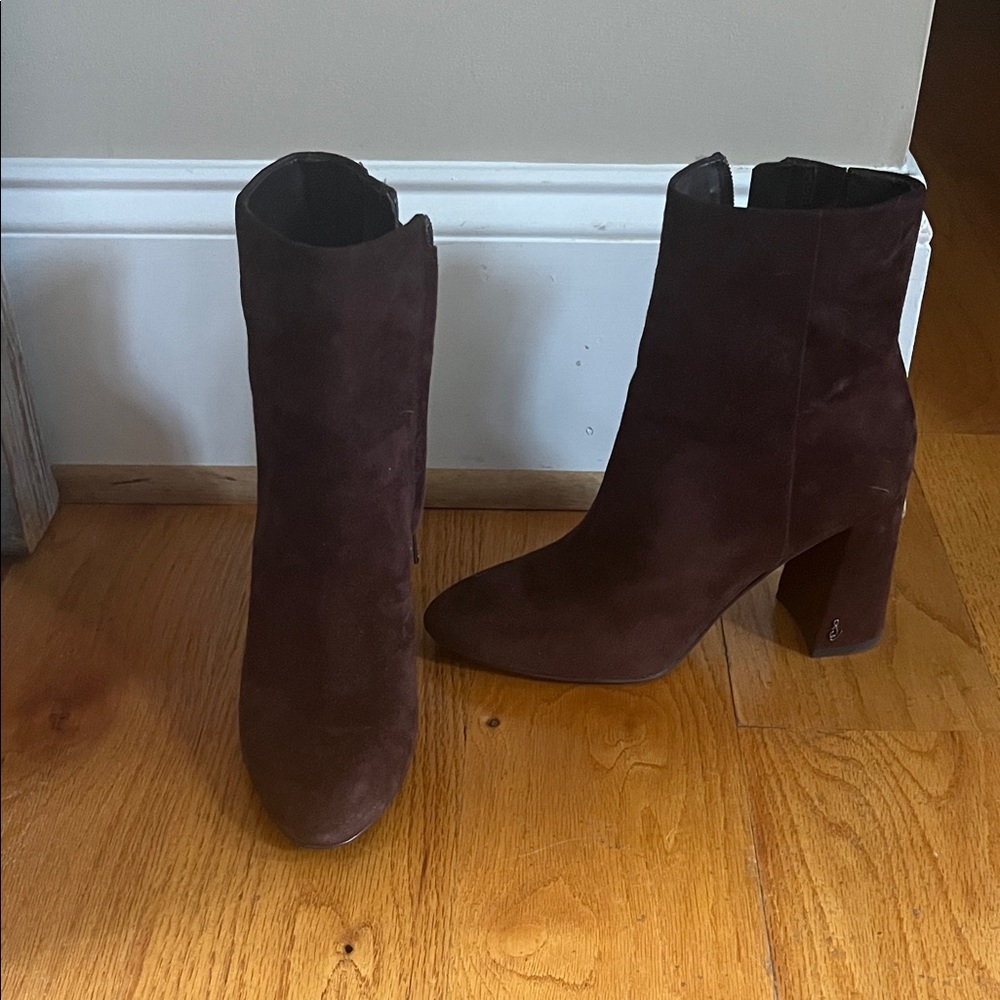 Sam Edelman Dark Brown Heeled Boots